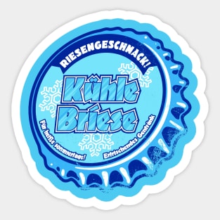 Retro Vintage Khule Briese Soda Bottlecap Sticker